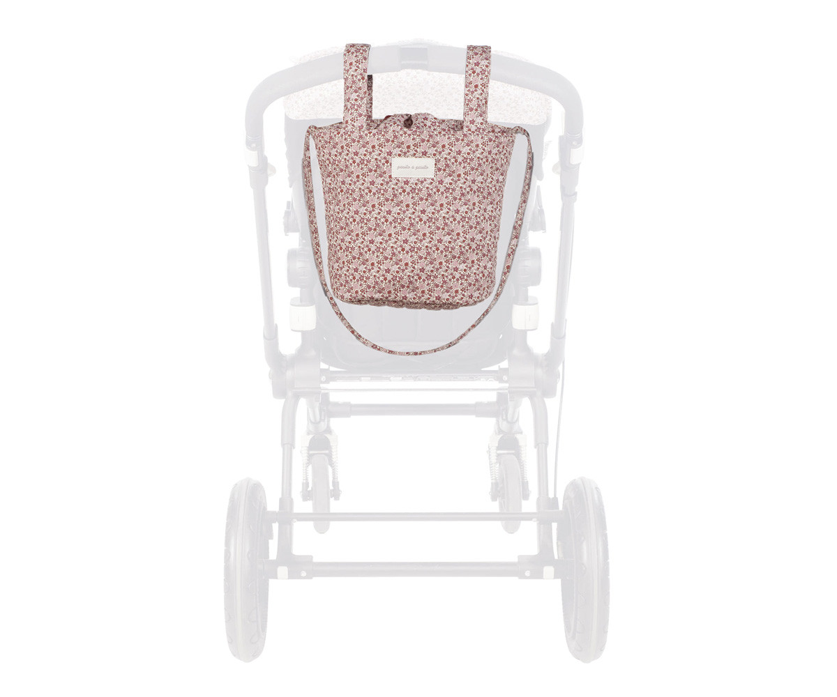 Bolso Bucket Cherry Flores