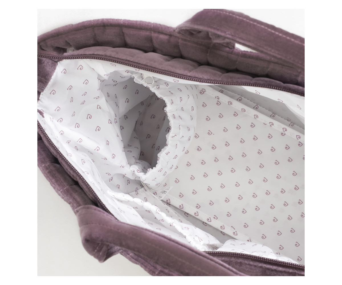 Bolsa Canastilla Cherry Velvet