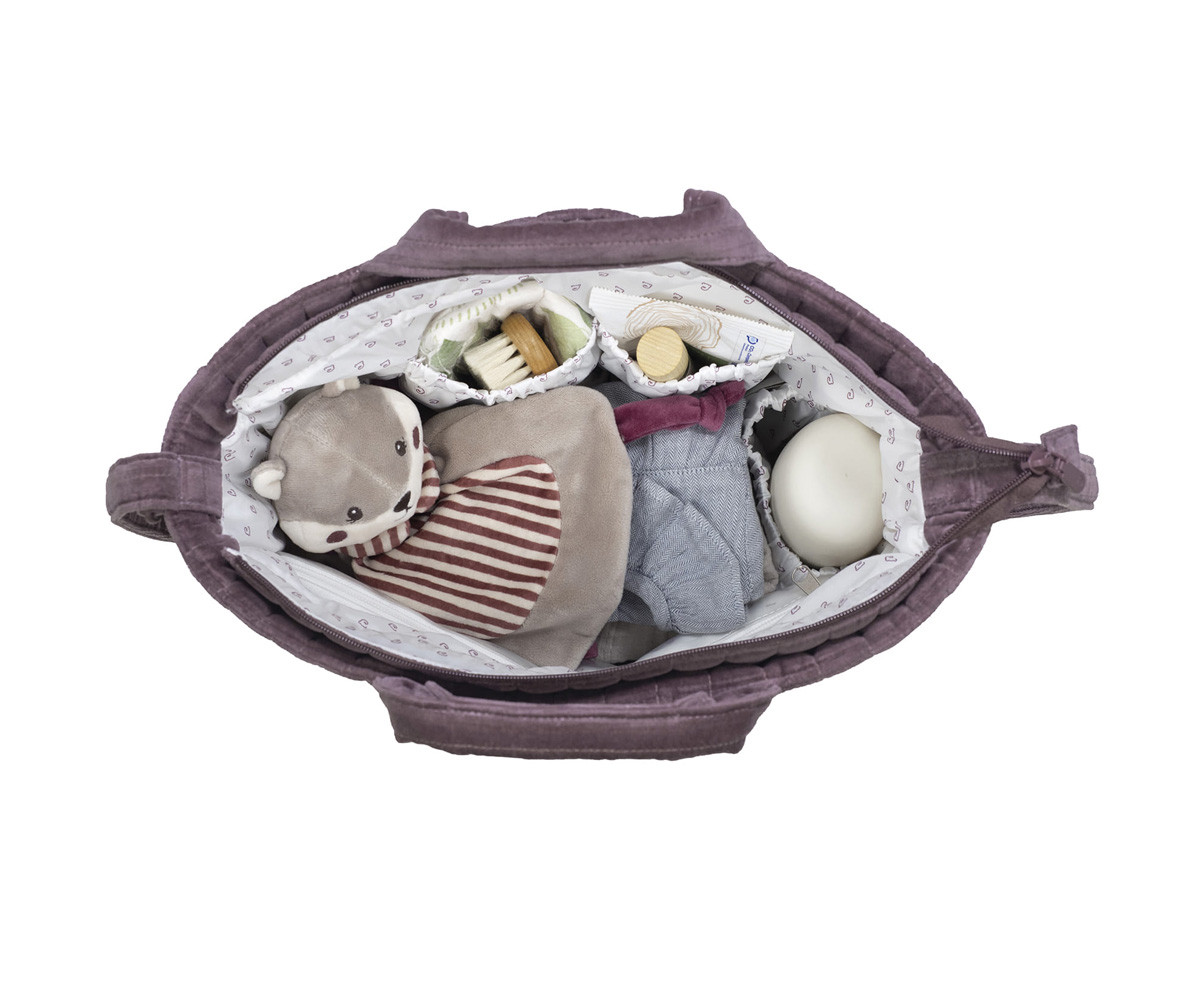 Bolsa Canastilla Cherry Velvet