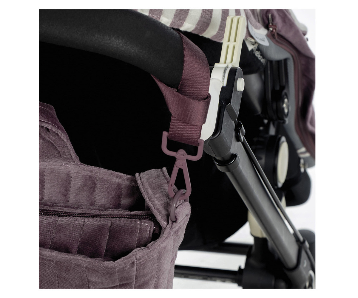 Bolsa Canastilla Cherry Velvet