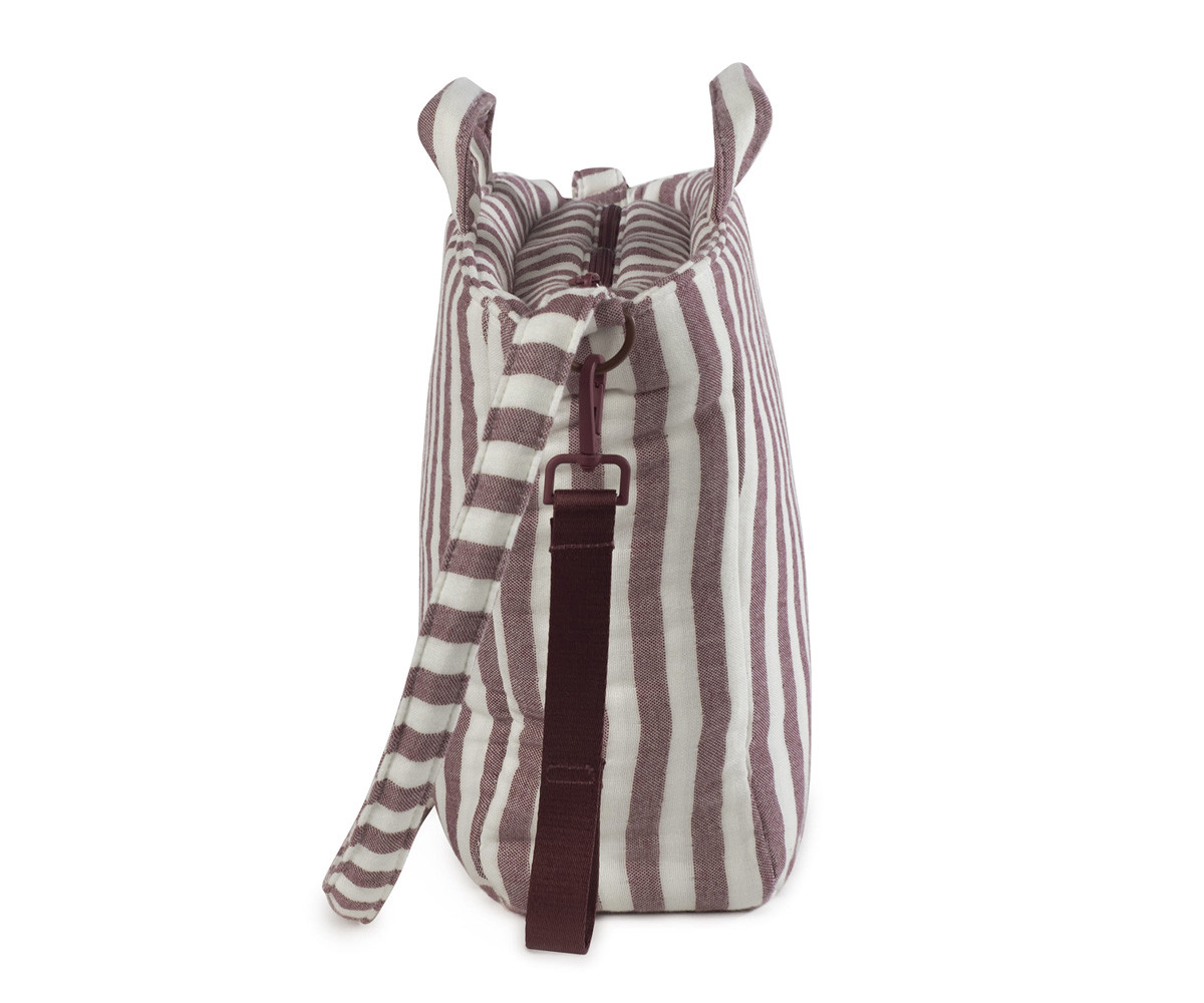 Bolsa Canastilla Cherry Rayas