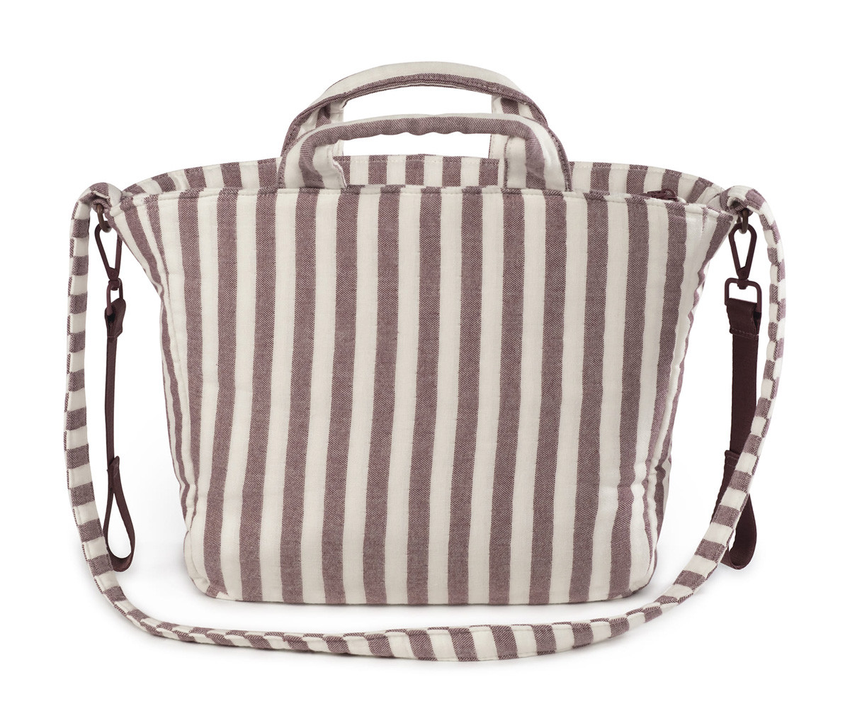 Bolsa Canastilla Cherry Rayas