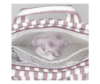 Bolsa Canastilla Cherry Rayas