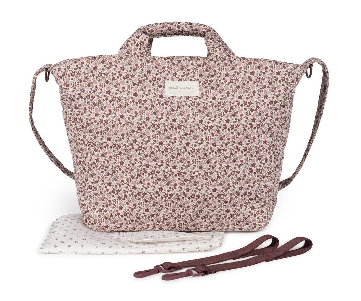 Bolsa Canastilla Cherry Flores