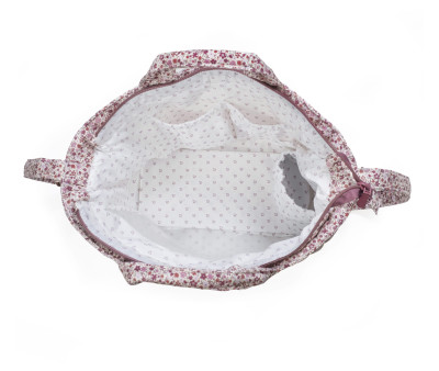 Bolsa Canastilla Cherry Flores