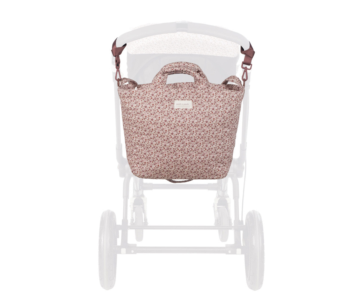 Bolsa Canastilla Cherry Flores