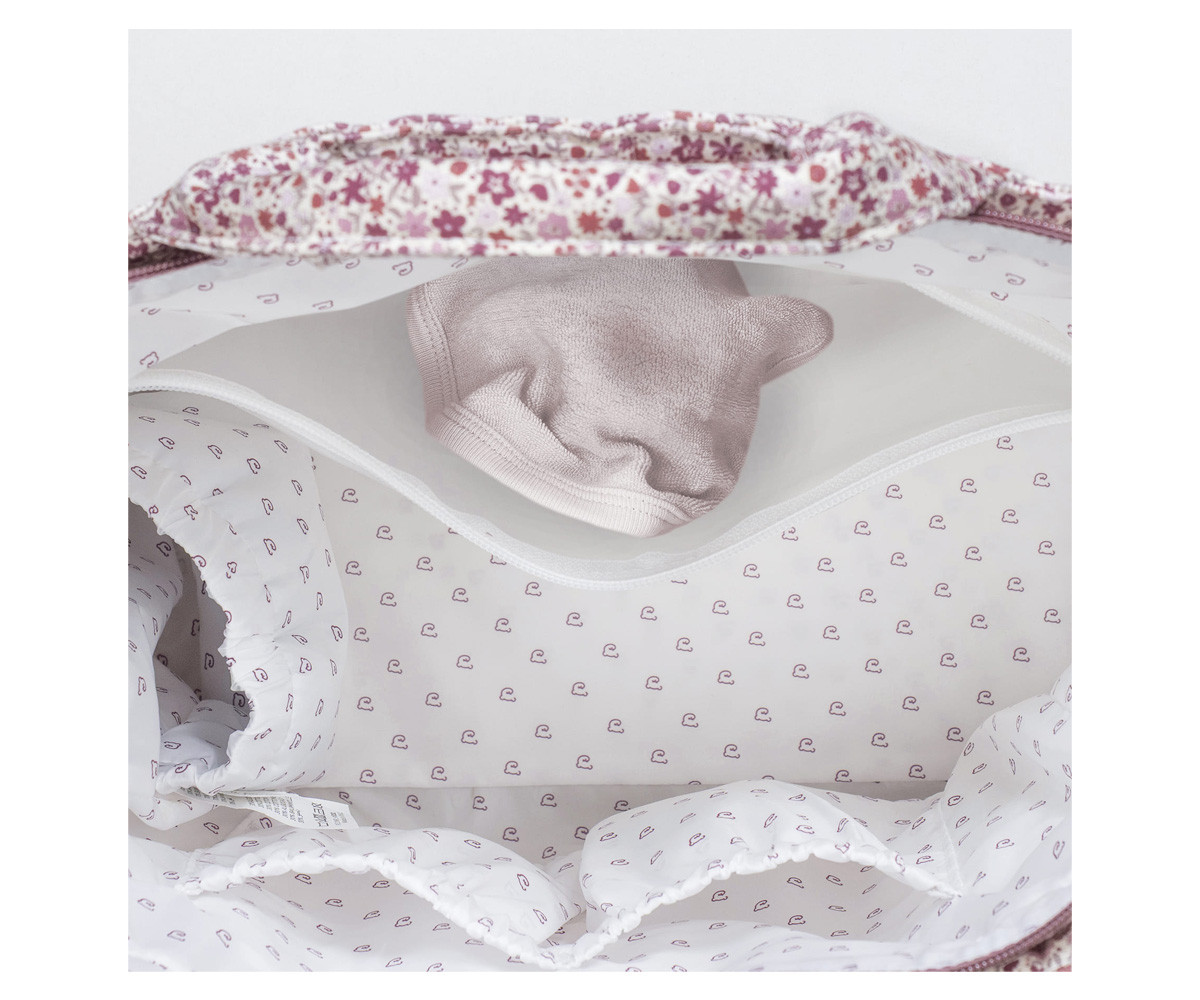 Bolsa Canastilla Cherry Flores