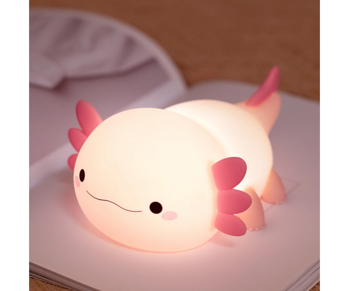 Luz Noctura LED Ajolote Rosa