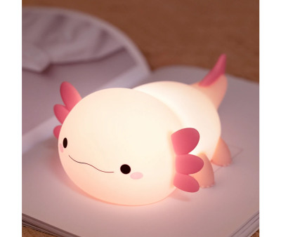 Luz Noctura LED Ajolote Rosa