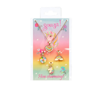 Collar Unicornio + 3 Charms