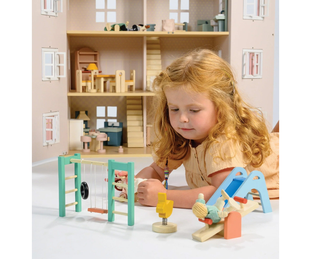 Set de Juegos en el Parque Casa de Muñecas