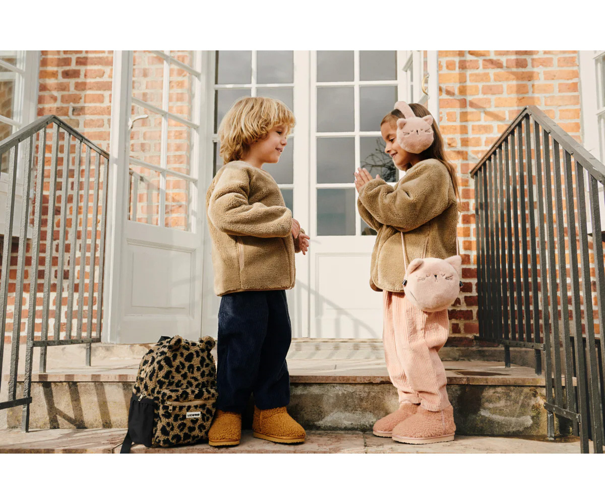 Mochila Infantil Andreas Pile Bear Mega Leo/Oat Mix