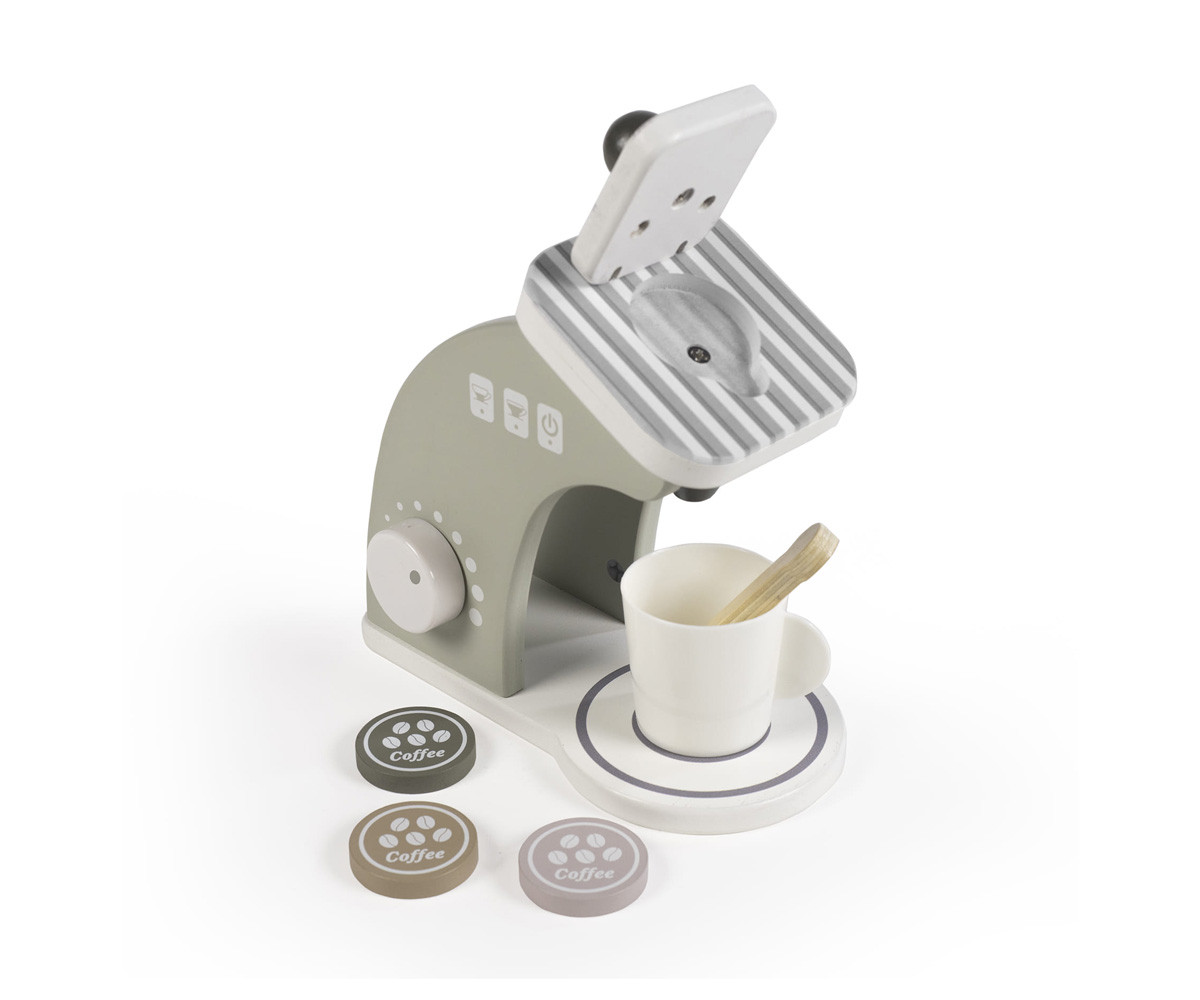 Cafetera Madera Botton