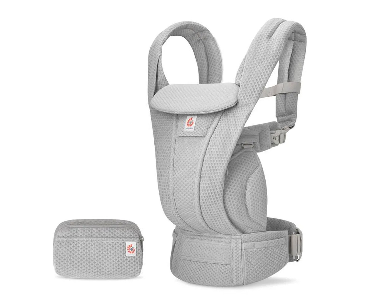 Mochila Portabebés Omni Deluxe Gris Perla