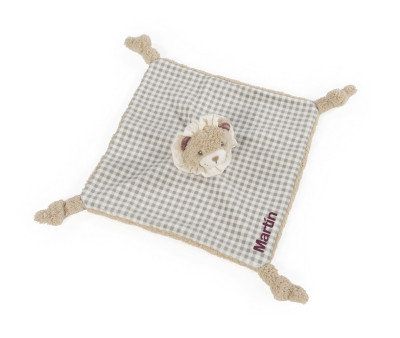 Doudou Leon Gala Mint Personalizzabile