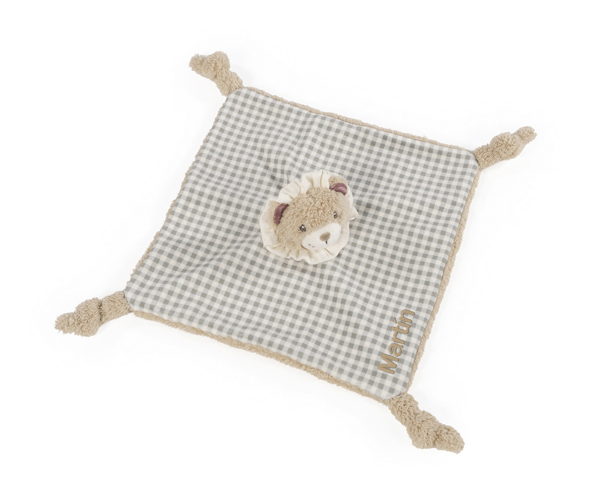 Doudou Leon Gala Mint Personalizzabile