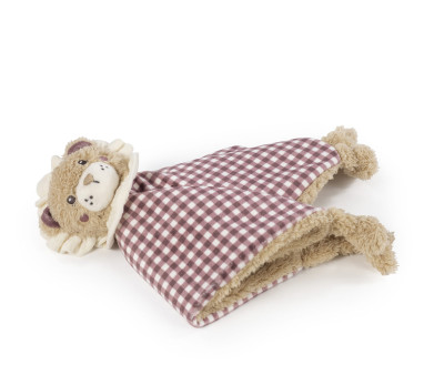 Doudou Leon Gala Cerise Personalizzabile