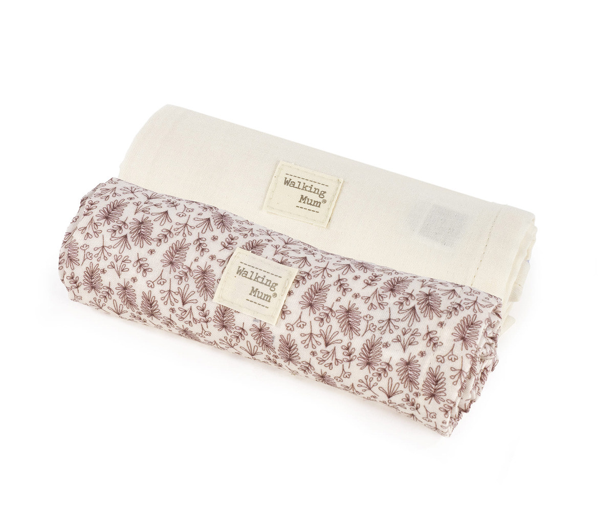 Set 2 Mussoline Gala Cerise 70 x 70 cm