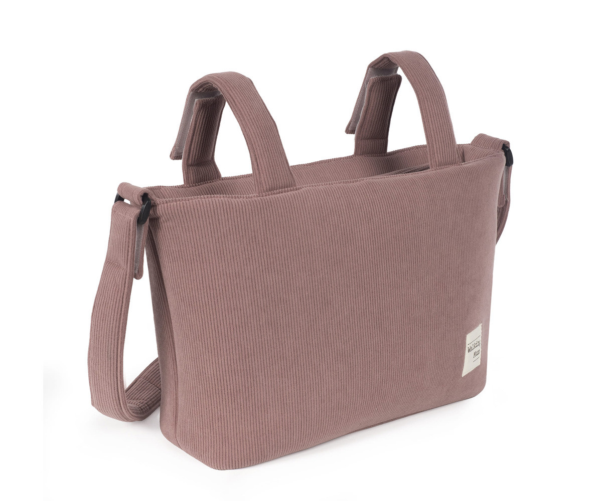 Bolsa Canastilla Pana Gala Cerise