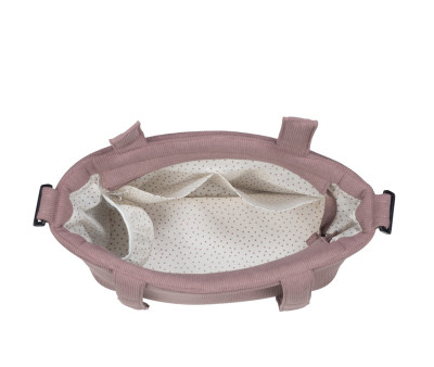 Bolsa Canastilla Pana Gala Cerise