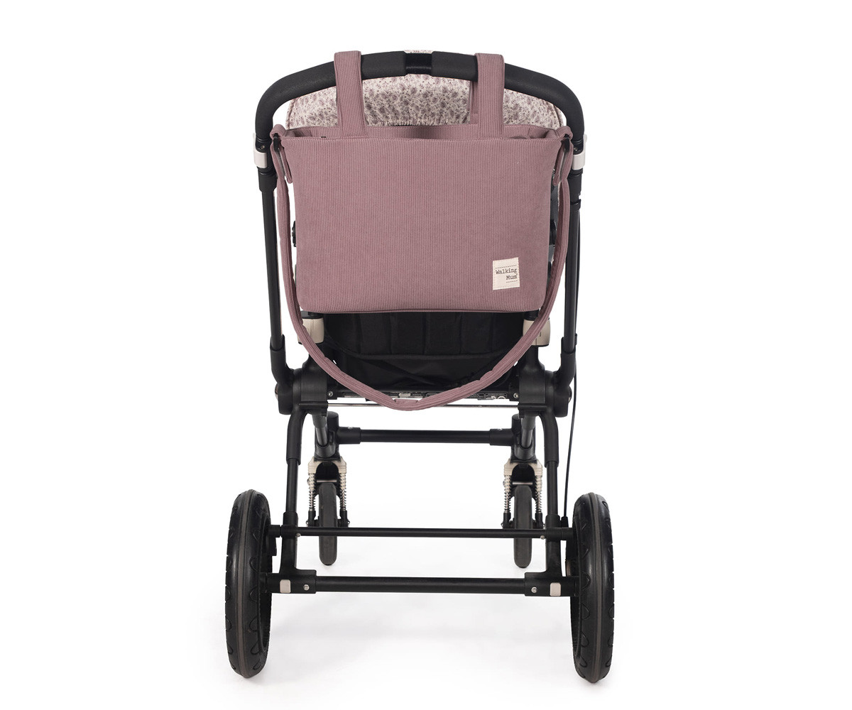 Bolsa Canastilla Pana Gala Cerise