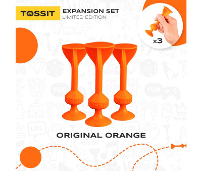 Set 3 Dardi in Silicone con Ventosa Orange
