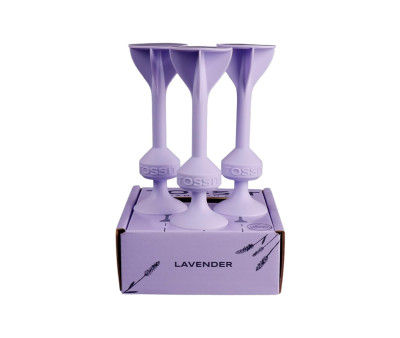 Set 3 Dardi in Silicone con Ventosa Lavanda