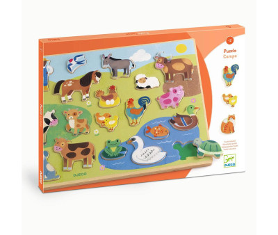 Puzzle Animales del Campo