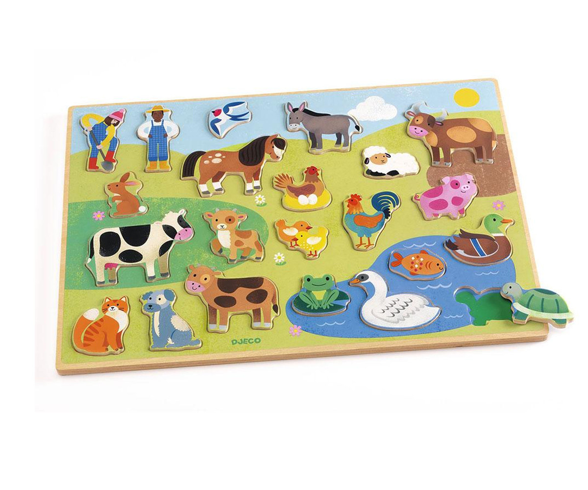 Puzzle Animales del Campo