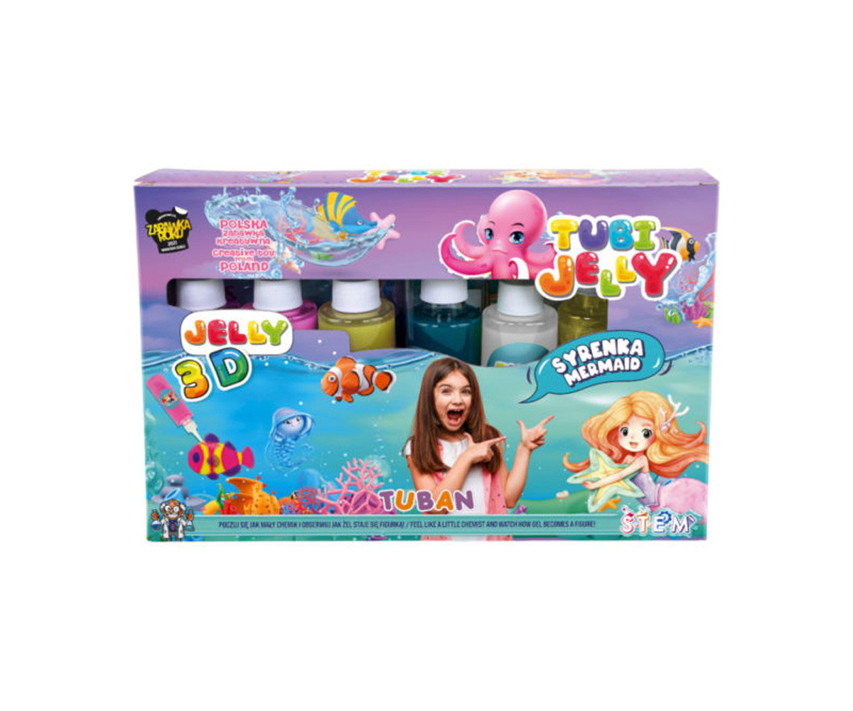 Set Tubi Jelly 3D Mermaid