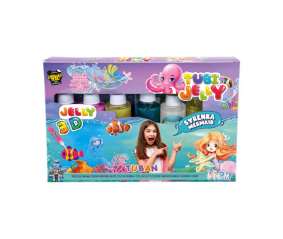 Set Tubi Jelly 3D Mermaid
