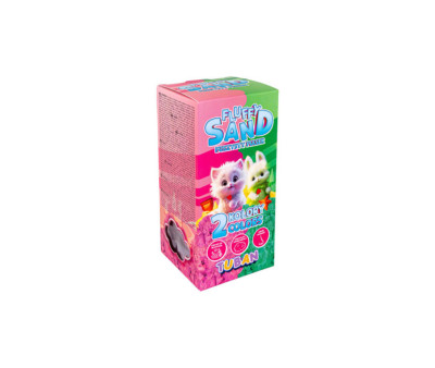 Fluffy Sabbia Sensoriale Rosa-Verde