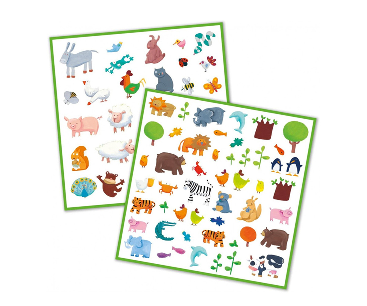 160 Pegatinas Animales