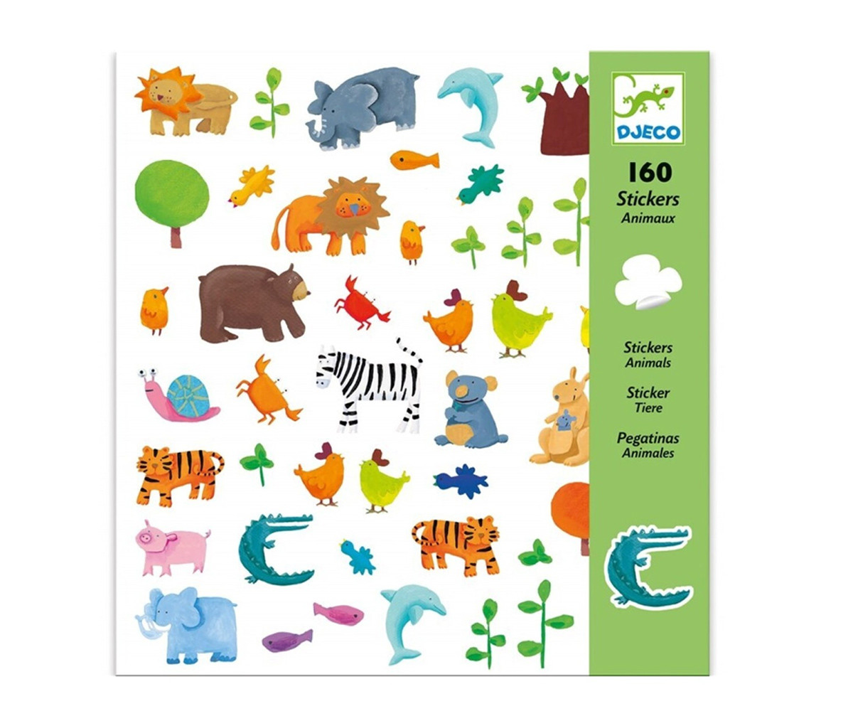 160 Pegatinas Animales