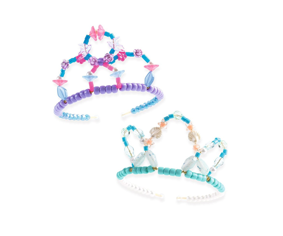 Duo de Tiaras Azul-Rosa