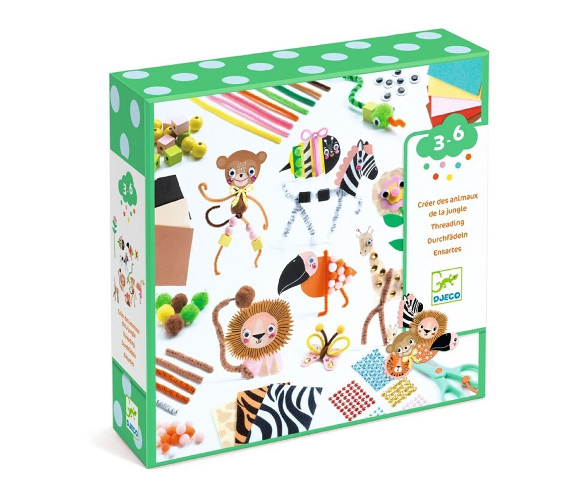 Caja Creativa Crea Animales de la Jungla