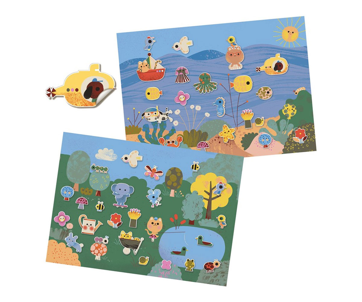 Libro Pegatinas Reutilizables Tiempo de Verano