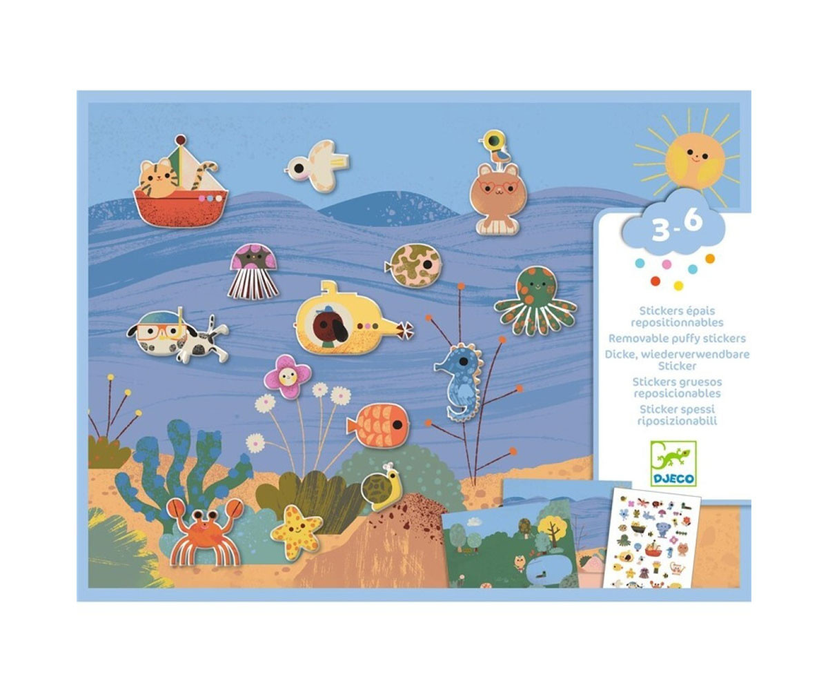 Libro Pegatinas Reutilizables Tiempo de Verano