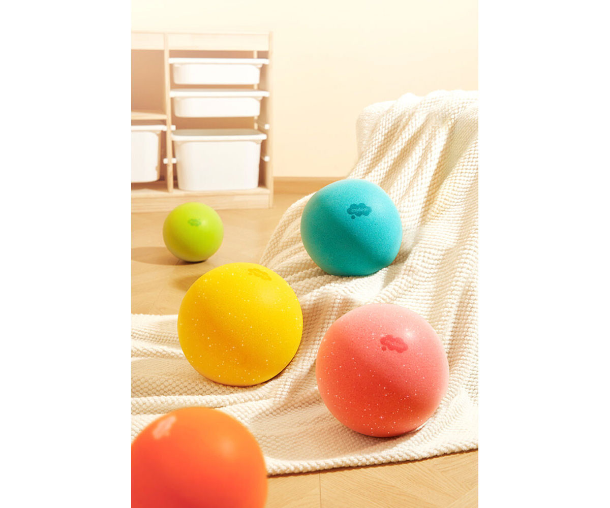 Pelota de Espuma Suave y Silenciosa Turquesa