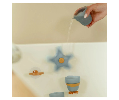 Juego de Baño Tazas y Estrella Azul