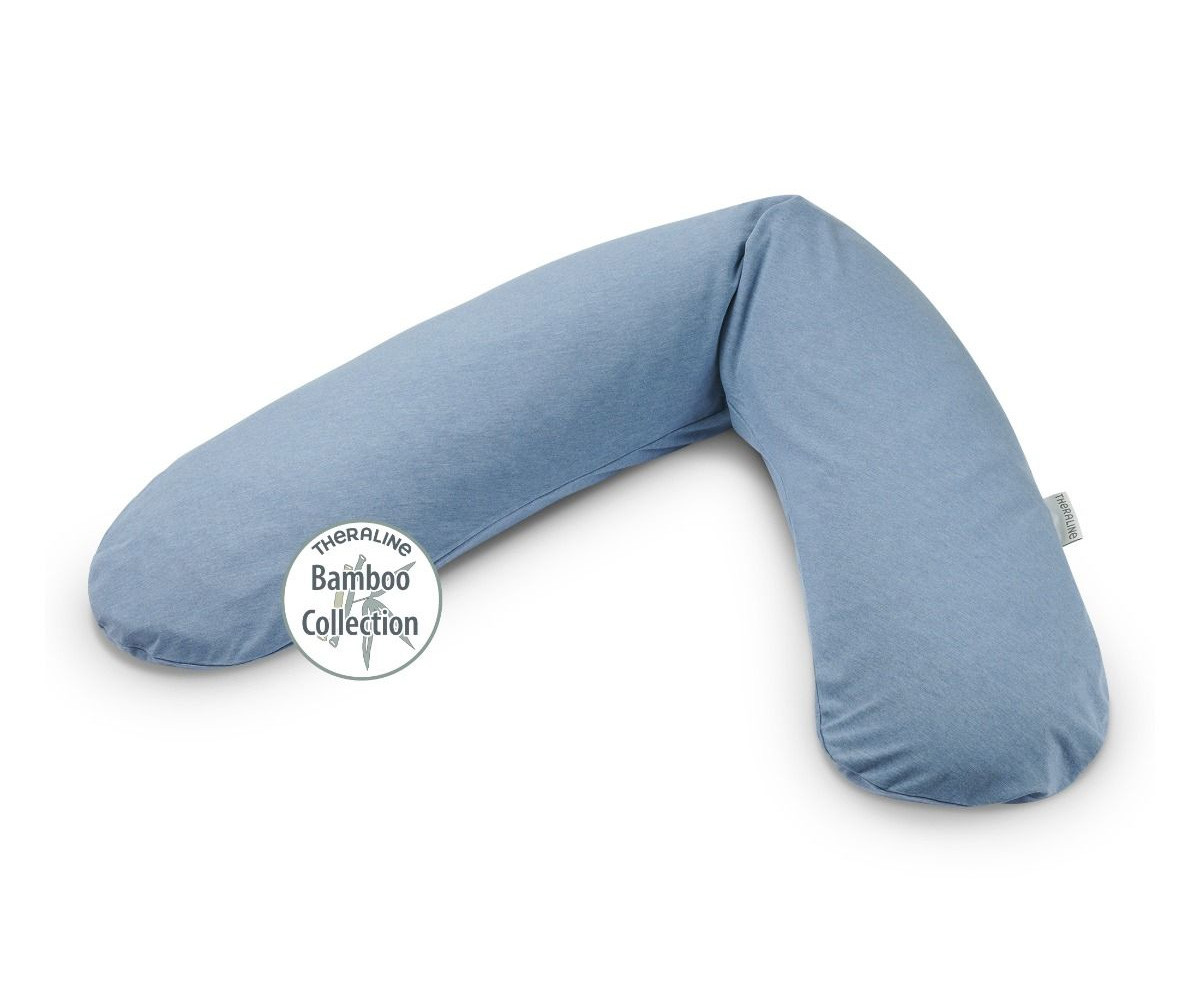 Cuscino Allattamento e Maternità The Original Theraline Blau-Grau