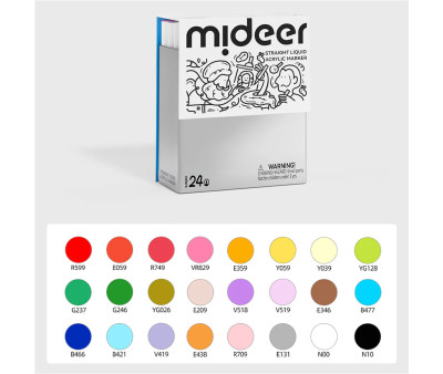 24 Rotuladores Acrílicos Líquidos