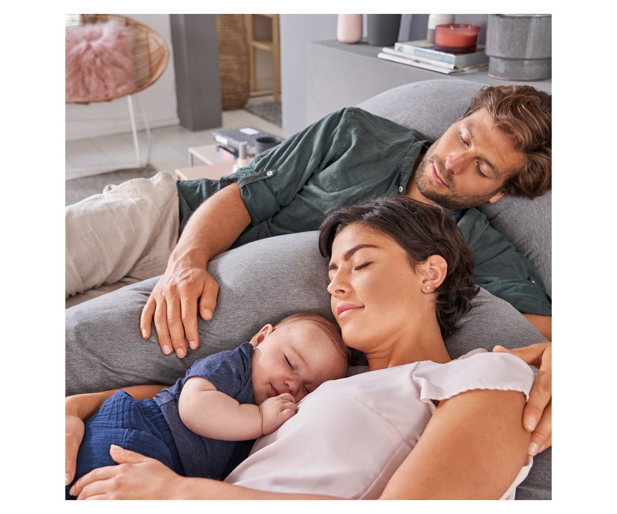 Cuscino Allattamento e Maternità The Original Theraline Green-Grey