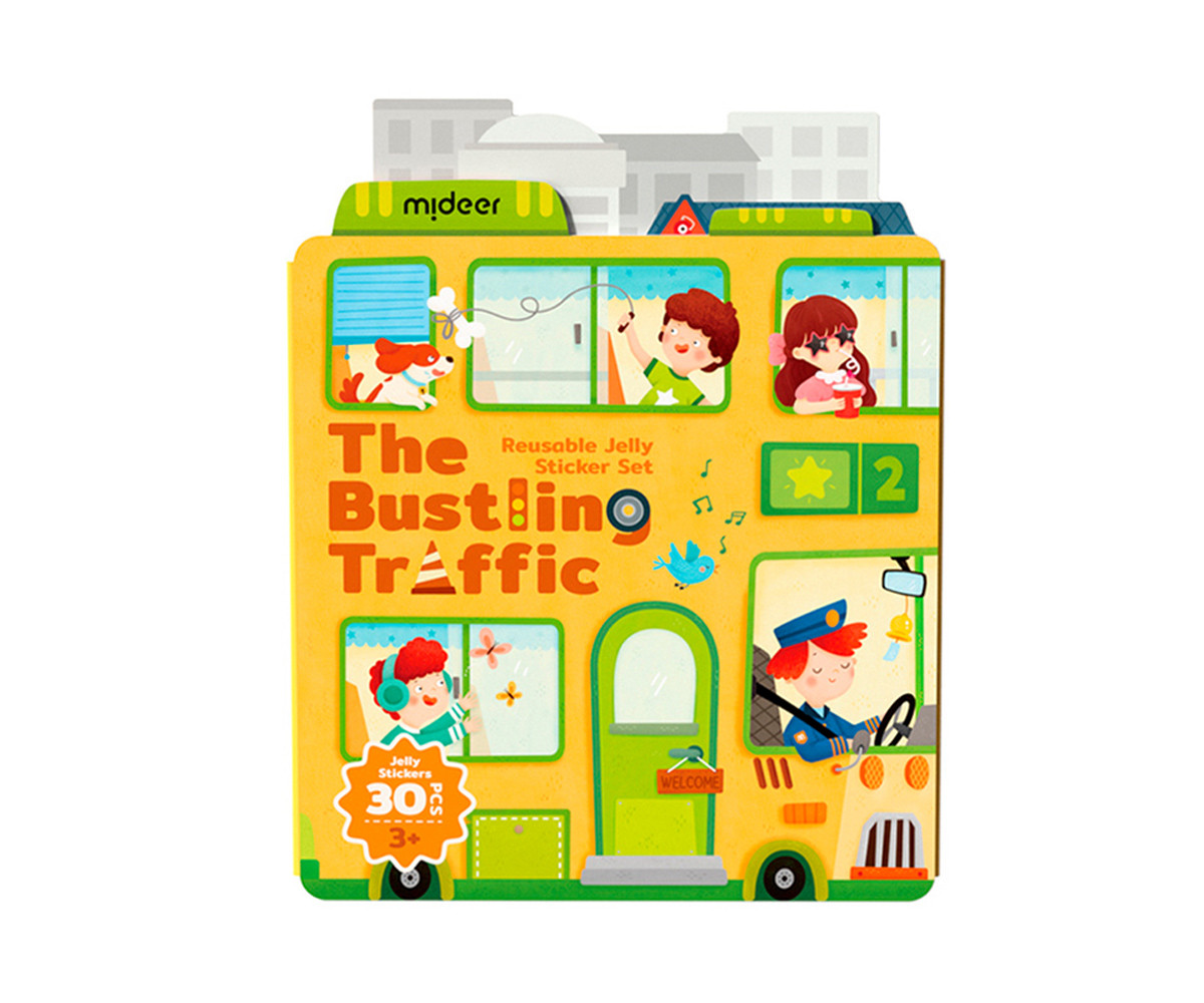 Set de Pegatinas Bustling Traffic