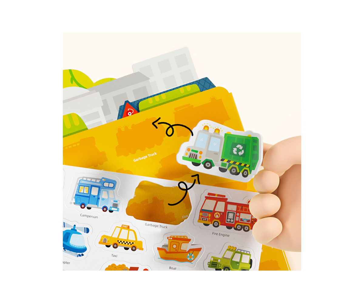 Set de Pegatinas Bustling Traffic