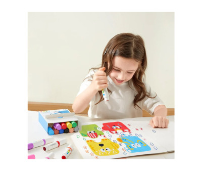 6 Marcadores Lavables