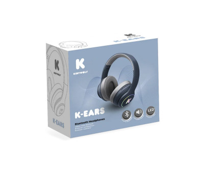 Auriculares K-EARS Bluetooth con Limitador de Volumen Azul