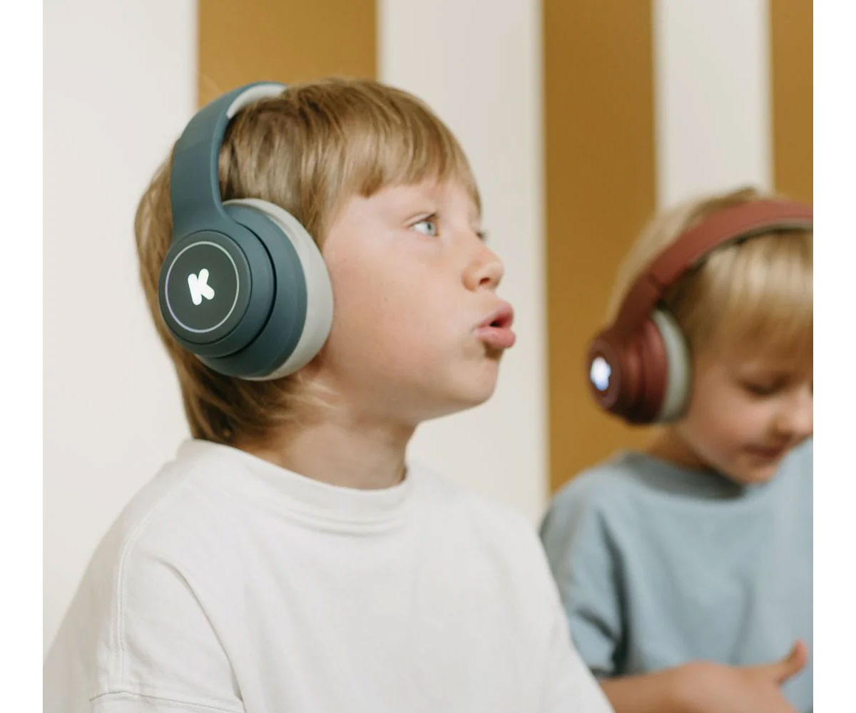 Auriculares K-EARS Bluetooth con Limitador de Volumen Azul