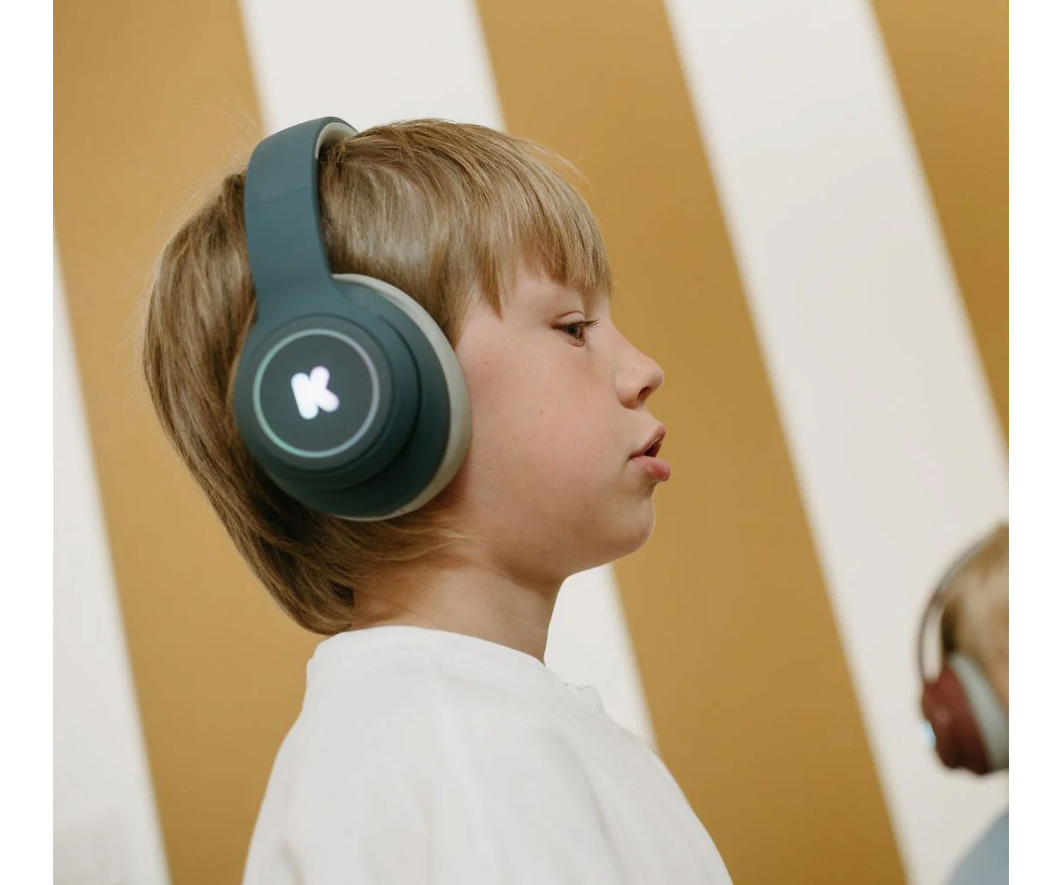 Auriculares K-EARS Bluetooth con Limitador de Volumen Azul