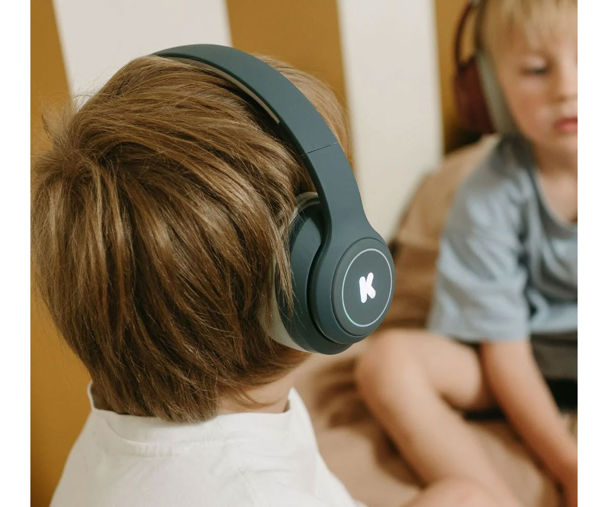 Auriculares K-EARS Bluetooth con Limitador de Volumen Azul